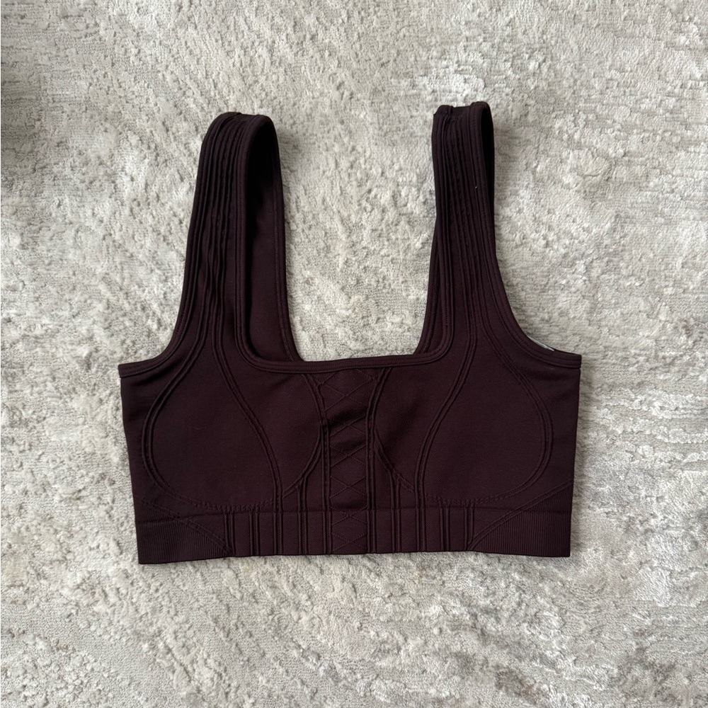 Gymshark Dark Brown Sports Bra
